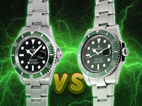 rolex kermit vs hulk|rolex hulk 116610.